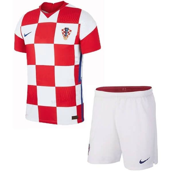 Camiseta Croacia 1ª Kit Niño 2020 Rojo